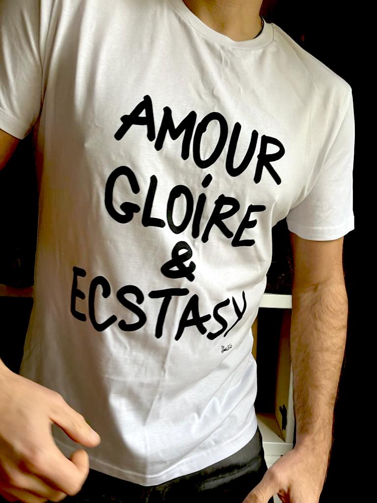 tee shirt amour gloire & ecstasy 